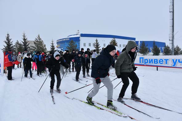 Пусть свирепствовал мороз, состоялся лыжный кросс!