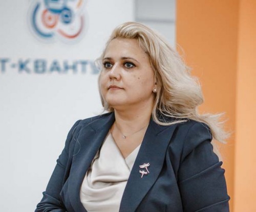 Салаева в Кванториуме